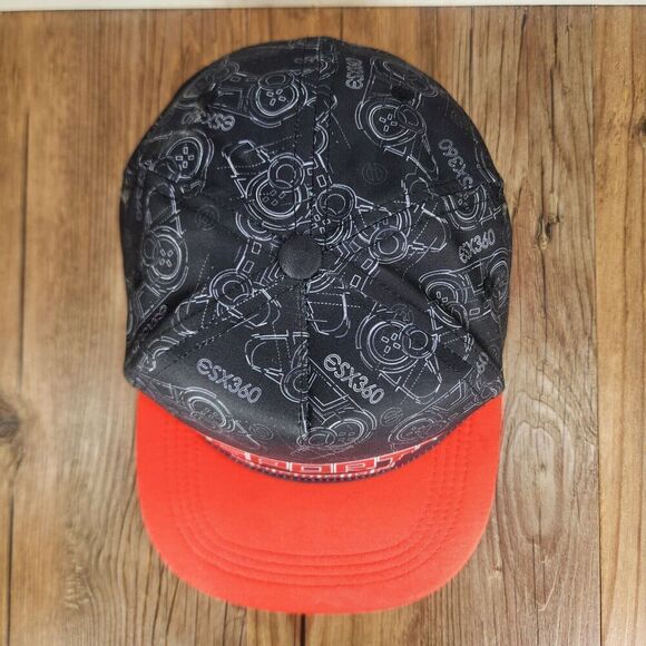 ESports Champion ESX360 Pro Series Hat Cap Snapback Black Red Gaming Games Sport - Picture 7 of 10